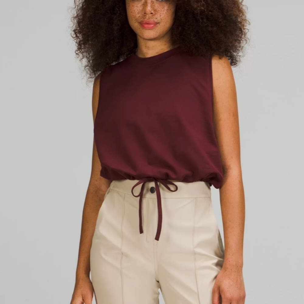 Lululemon LA Cinched Hem Tank Top
